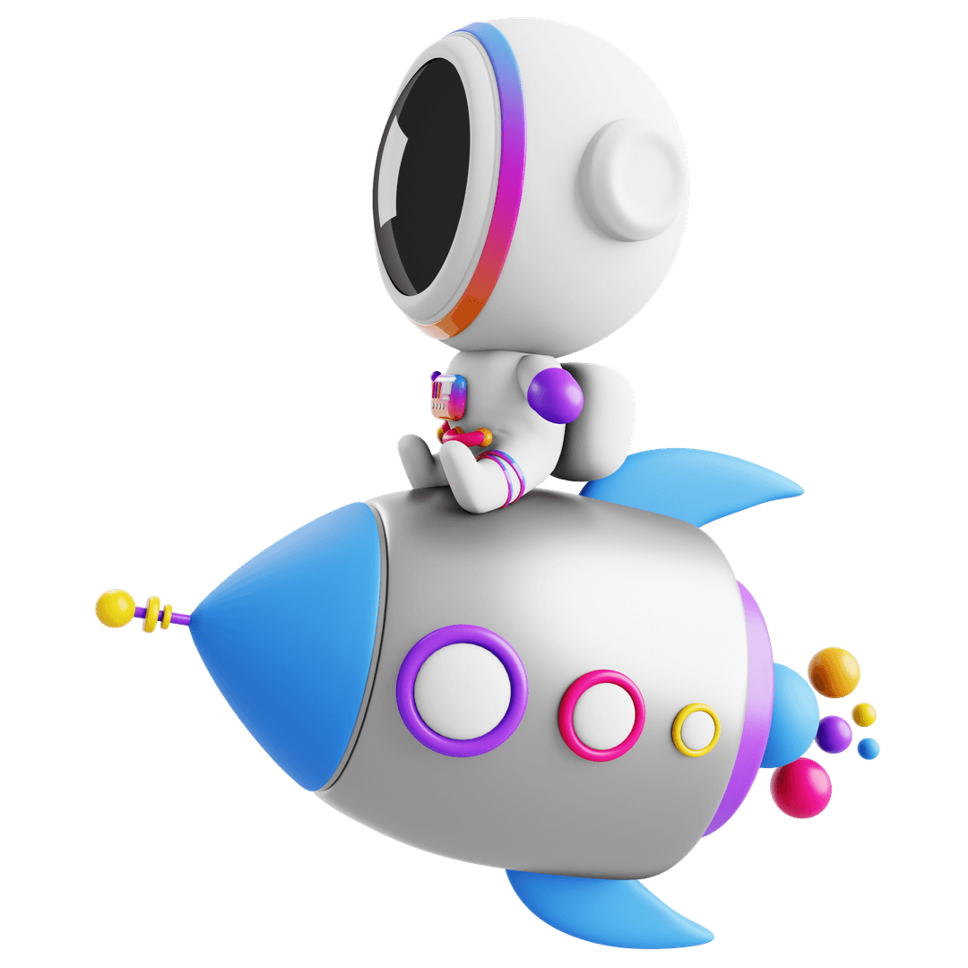 astronaut rocket